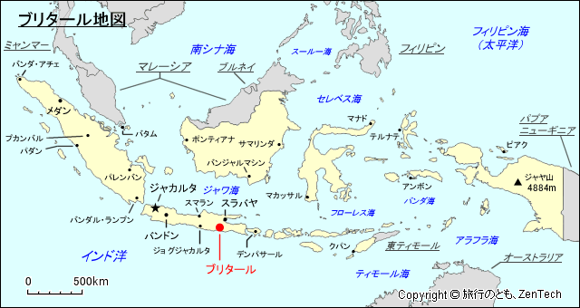 ブリタール地図