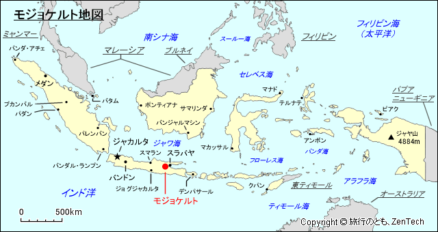 モジョケルト地図