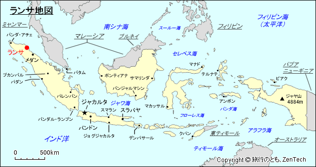 ランサ地図