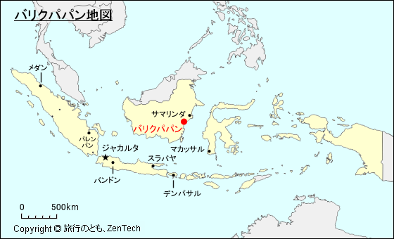 バリクパパン地図