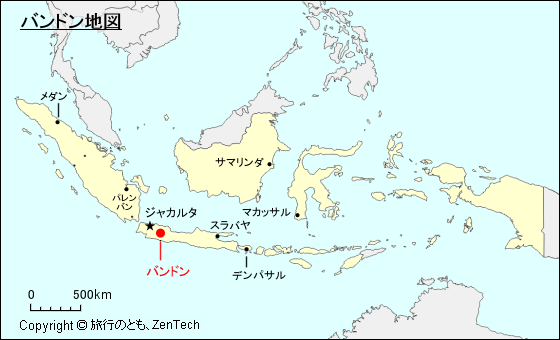 バンドン地図