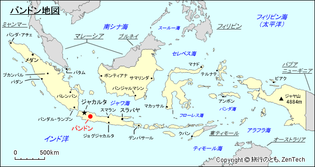 バンドン地図