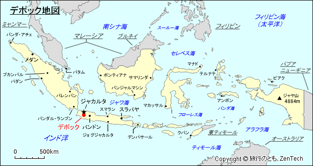 デポック地図