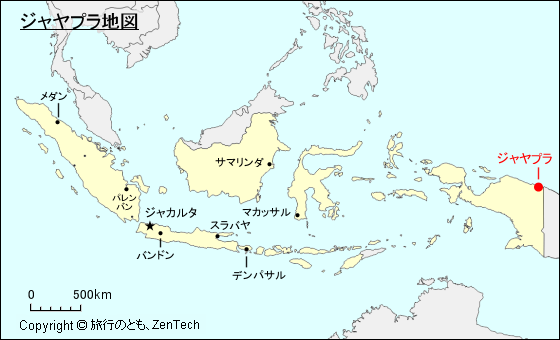 ジャヤプラ地図