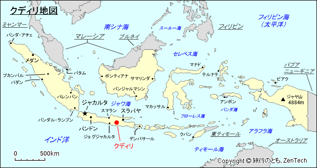 クディリ地図