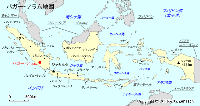 パガー・アラム地図