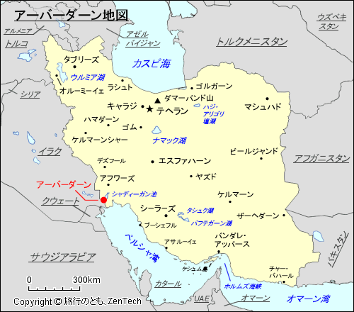 アーバーダーン地図