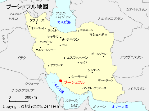 ブーシェフル地図