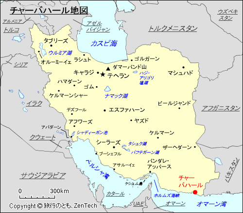 チャーバハール地図