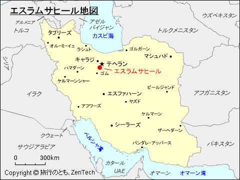 エスラムサヒール地図