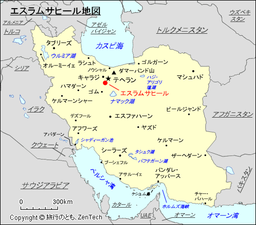 エスラムサヒール地図