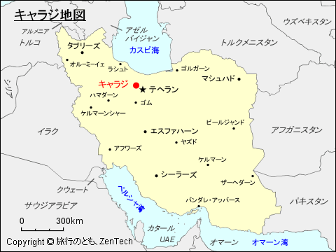 キャラジ地図