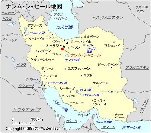 ナシム・シャヒール地図