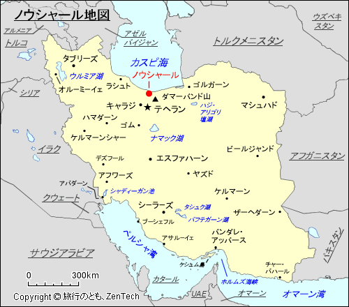 ノウシャール地図