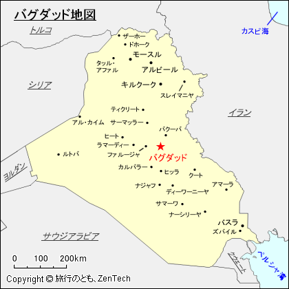 バグダード地図