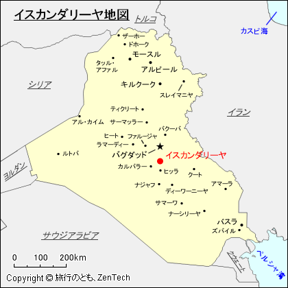 イスカンダリーヤ地図