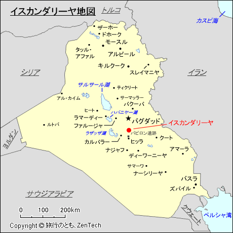 イスカンダリーヤ地図