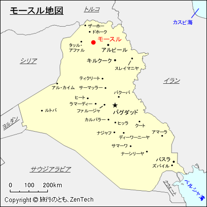 モースル地図