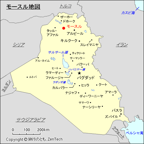 モースル地図