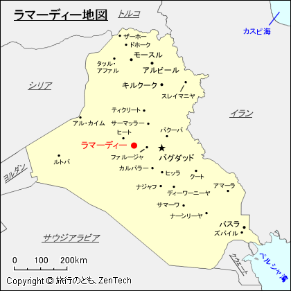 ラマーディー地図