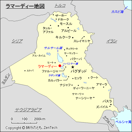 ラマーディー地図