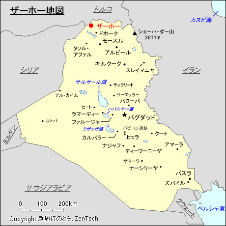 ザーホー地図