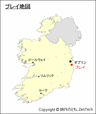 ブレイ地図