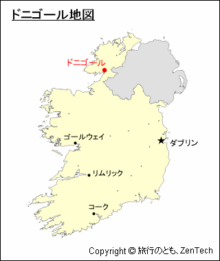 ドニゴール地図