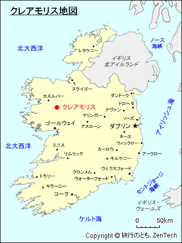 クレアモリス地図