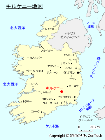 キルケニー地図