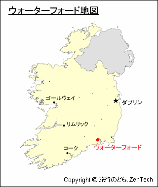 ウォーターフォード地図