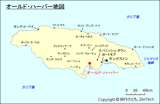 オールド・ハーバー地図