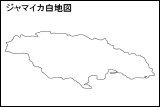 ジャマイカ白地図