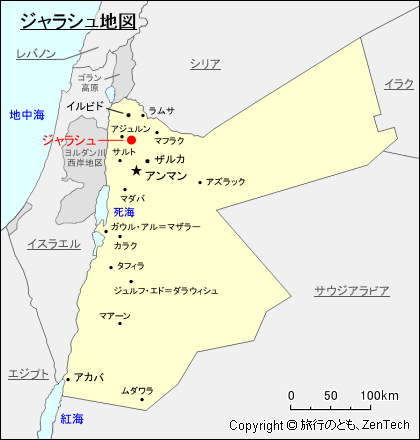 ジャラシュ地図