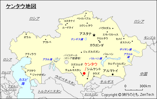 ケンタウ地図