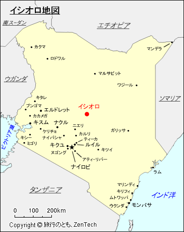 イシオロ地図