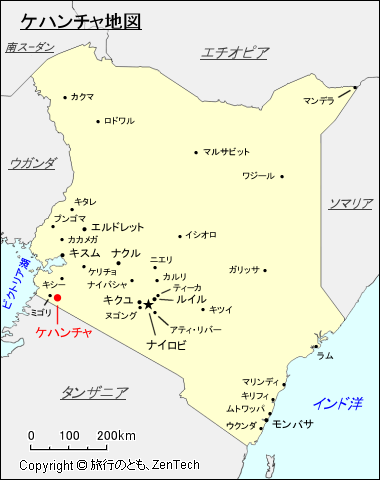 ケハンチャ地図