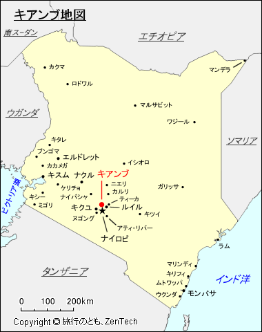 キアンブ地図