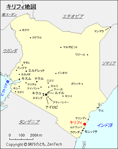 キリフィ地図