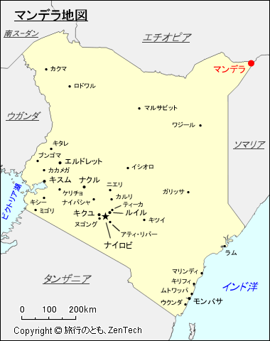 マンデラ地図