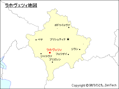 ラホヴェツィ地図