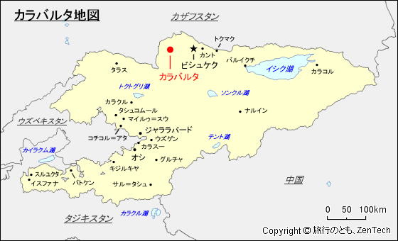 カラバルタ地図