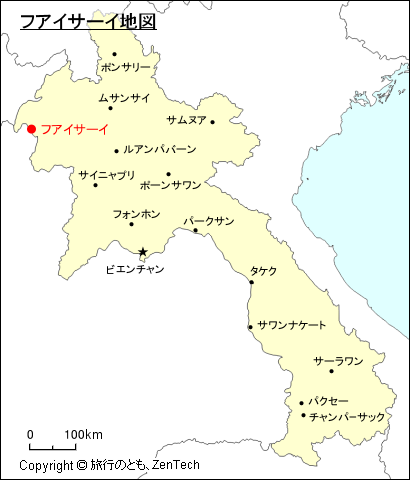 フアイサーイ地図