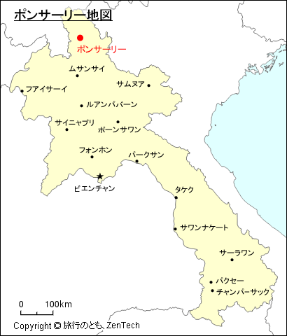 ポンサーリー地図