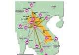ラオス航空 ルートマップ