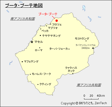 ブータ・ブーテ地図