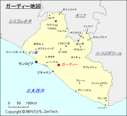 ガーディー地図