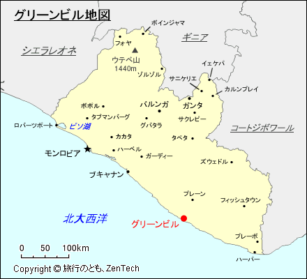 グリーンビル地図