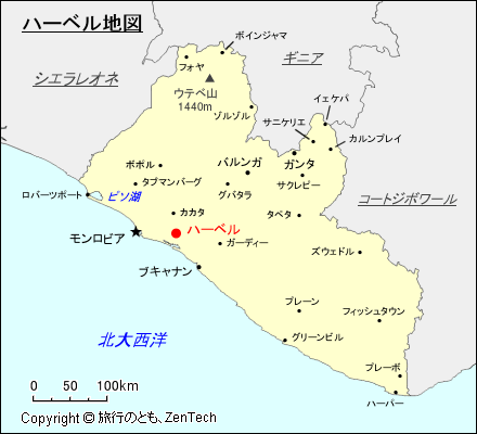 ハーベル地図