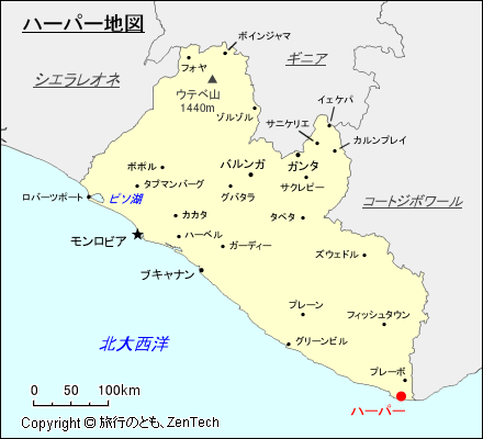 ハーパー地図